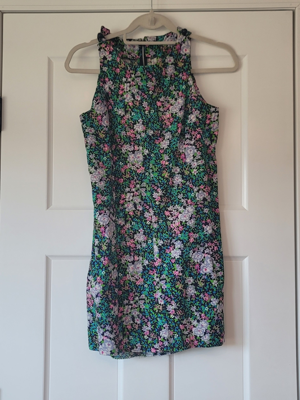 Handmade Vintage Floral Sleeveless Sheath Dress